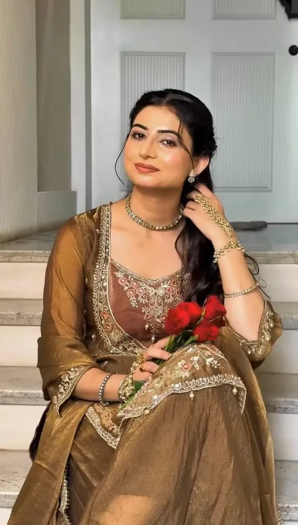 Olive_Green_Satin_Silk_Embroidered_Kurta_Pant_Dupatta_Set_For_Women