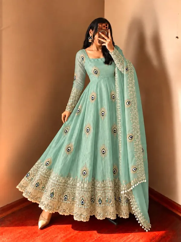 Sky_Blue_Satin_Silk_Flared_Embroidered_Anarkali_Suit_Set_For_Women