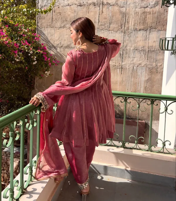 Pink_Satin_Silk_Embroidered_Anarkali_Suit_Set_For_Women