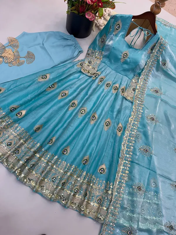 Sky_Blue_Satin_Silk_Flared_Embroidered_Anarkali_Suit_Set_For_Women