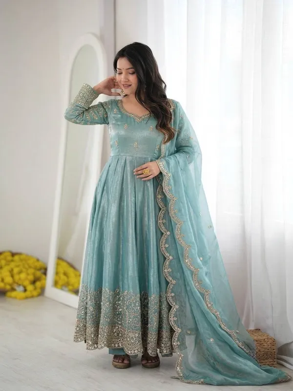 Sky_Blue_Satin_Silk_Embroidered_Flared_Anarkali_Suit_Set_For_Women