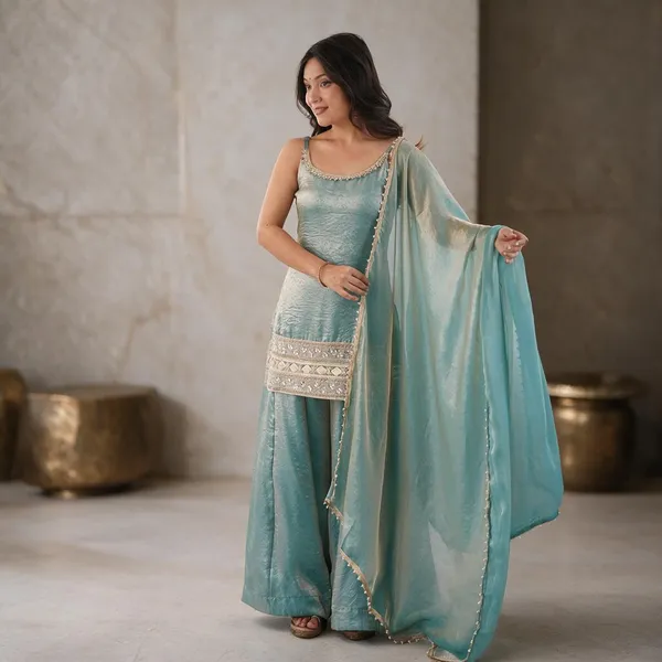 Sky_Blue_Satin_Silk_Sleeveless_Embellished_Sharara_Set_For_Women