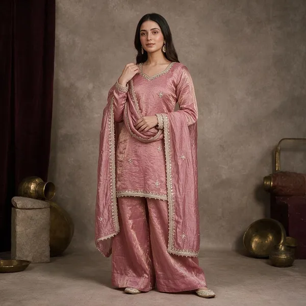 Pink_Satin_Silk_Straight_Embroidered_Kurta_Palazzo_Set_For_Women