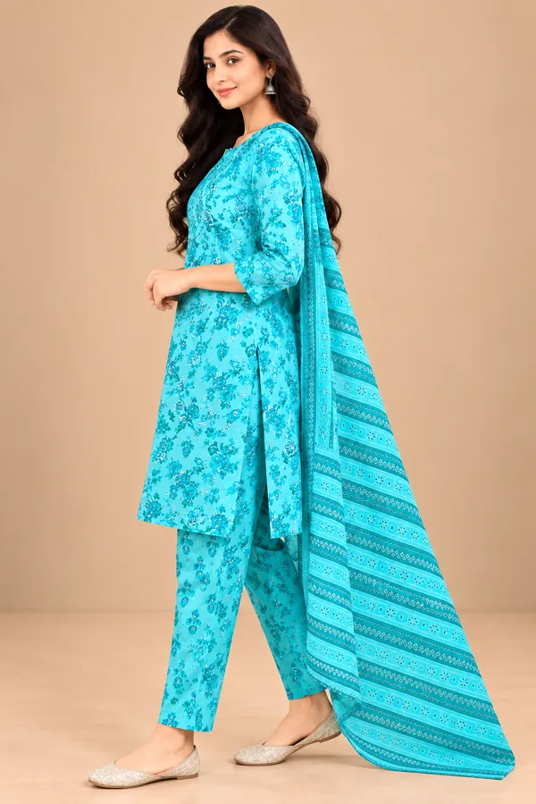 Sky_Blue_Printed_Straight_Kurta_Set_With_Dupatta_For_Women
