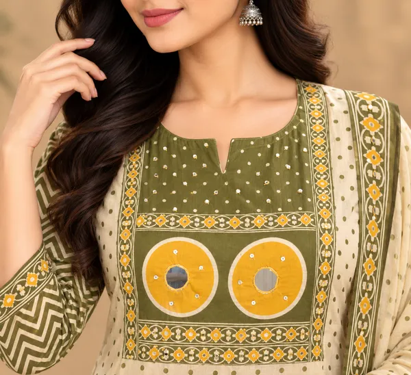 Beige_Printed_Straight_Kurta_Set_For_Women