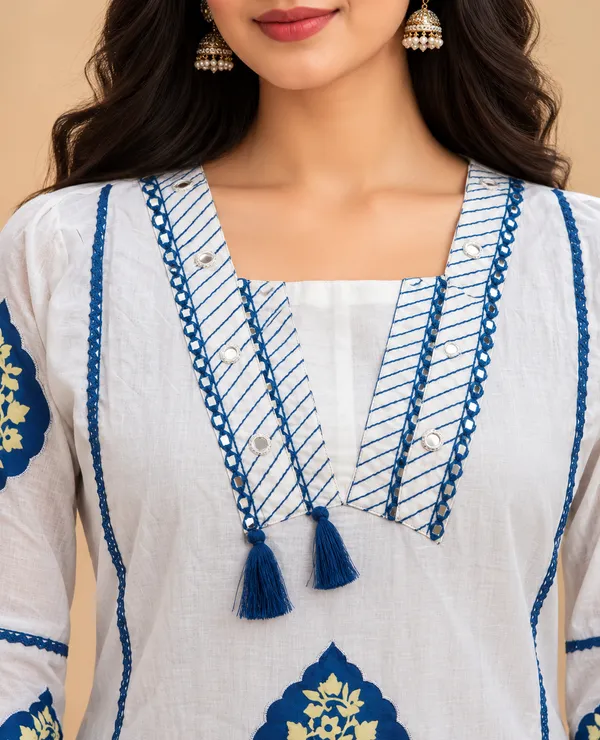 White_Printed_Straight_Kurta_Set_For_Women