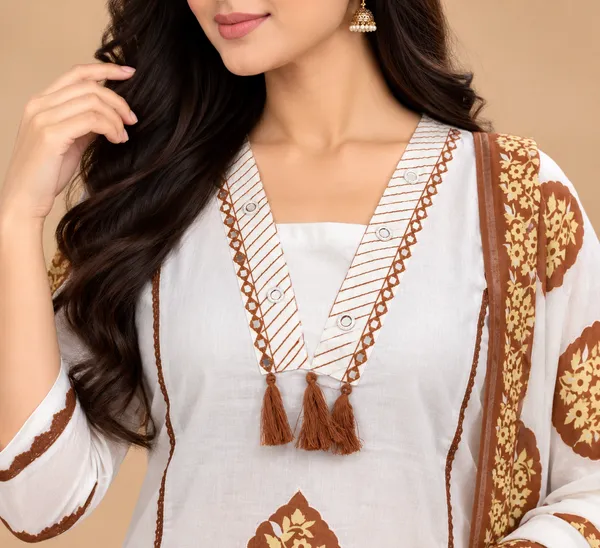White_Printed_Straight_Kurta_Pant_Dupatta_Set_For_Women