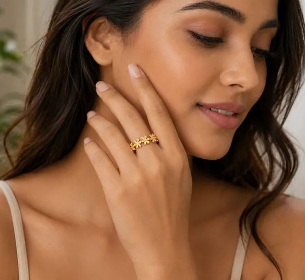 Gold_Tone_Floral_Ring_for_Women