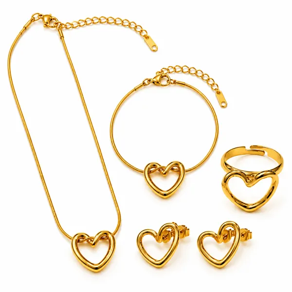 Gold_Tone_Heart_Jewellery_Set_for_Women