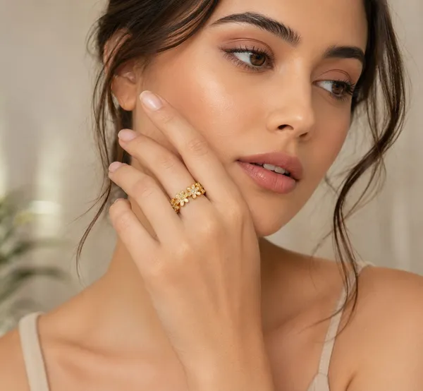 Gold_Tone_Floral_Ring_for_Women