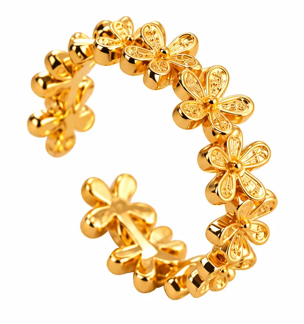 Gold_Tone_Floral_Ring_for_Women