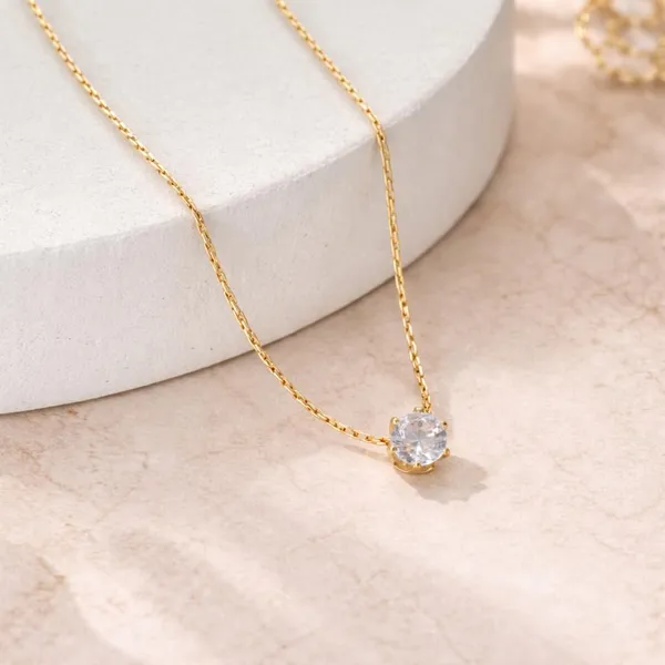 D_Glamm_Fashion_Gold_Tone_Solitaire_Pendant_Necklace_Round_Crystal_Stone_Anti_Tarnish_Chain