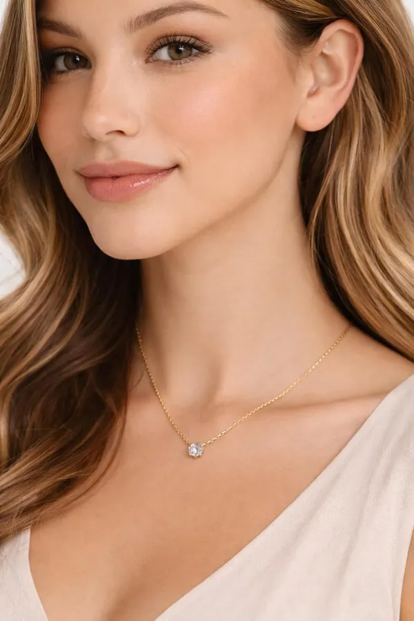 D_Glamm_Fashion_Gold_Tone_Solitaire_Pendant_Necklace_Round_Crystal_Stone_Anti_Tarnish_Chain