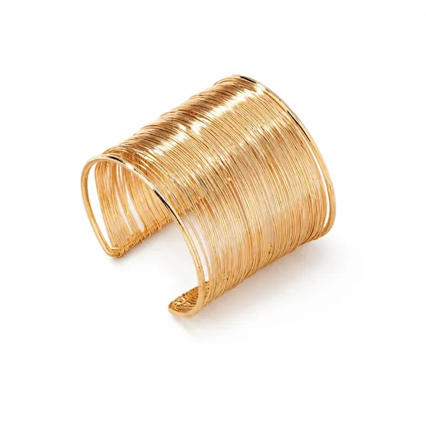 D_Glamm_Fashion_Gold_Plated_Wide_Wire_Cuff_Bracelet_For_Women_Multi_Layer_Statement_Kada_Adjustable_Open_Bangle_Fashion_Jewelry_For_Party