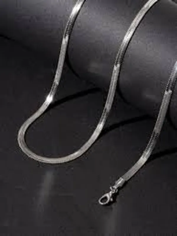 D_Glamm_Fashion_Herringbone_Snake_Chain_Necklace_Gold_And_Silver_Tone