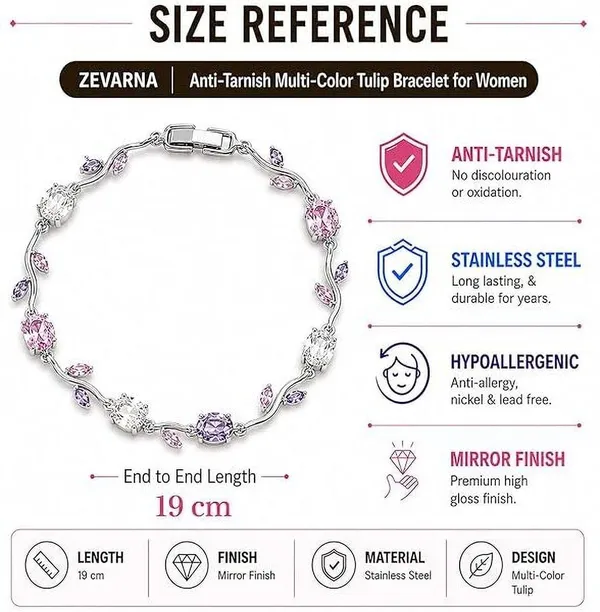 D_Glamm_Fashion_Silver_Tone_Pink_Purple_Cz_Stone_Bracelet