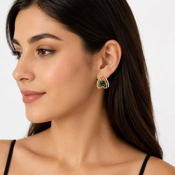 D_Glamm_Fashion_Crystal_Pave_Flower_Ear_Jacket_Earrings_Gold_Tone
