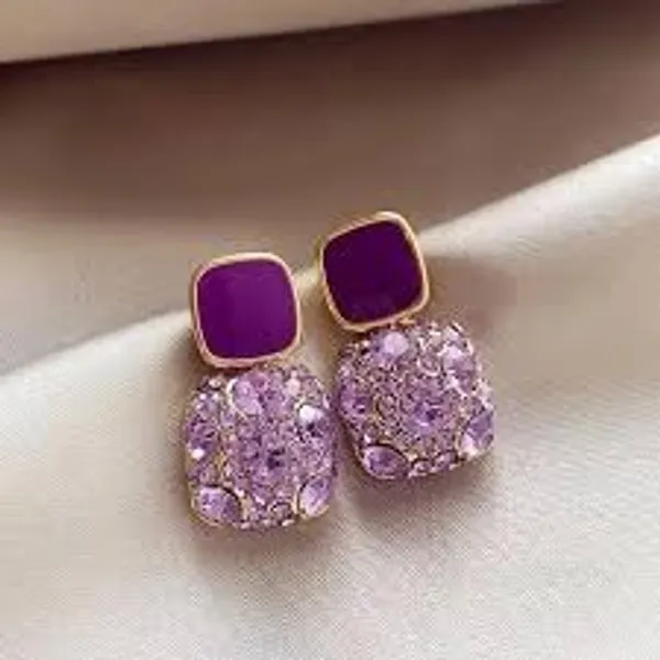 D_Glamm_Fashion_Purple_Gold_Dangle_Earrings_With_Crystal_Pave
