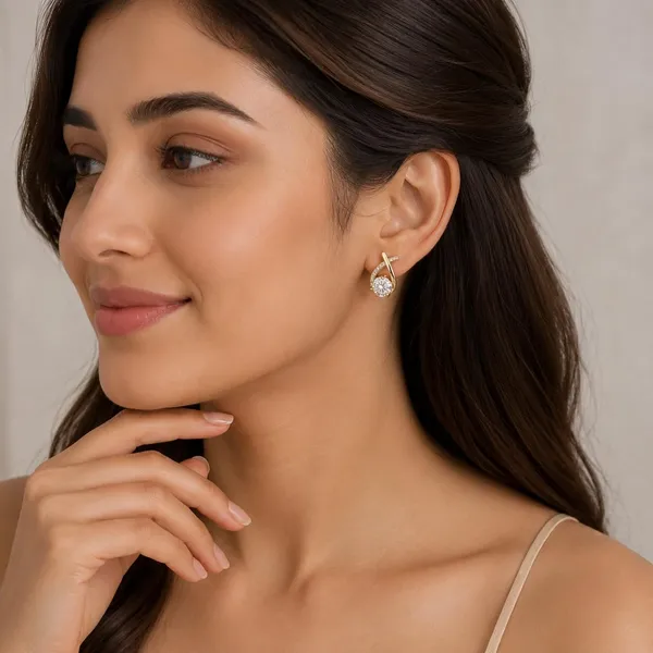 D_Glamm_Fashion_Gold_Tone_Crystal_Stud_Earrings_With_Round_Cz_Stone