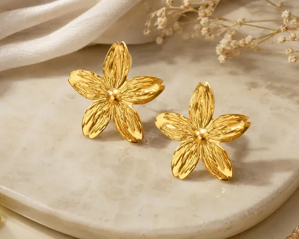 D_Glamm_Fashion_Gold_Flower_Stud_Earrings_With_Textured_Petals_For_Women