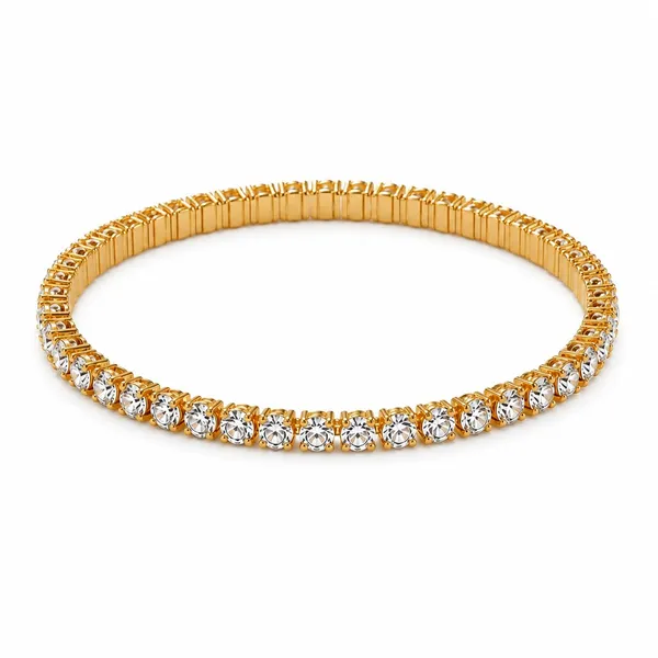 D_Glamm_Fashion_Gold_Tone_Crystal_Tennis_Bracelet_With_Round_Rhinestones