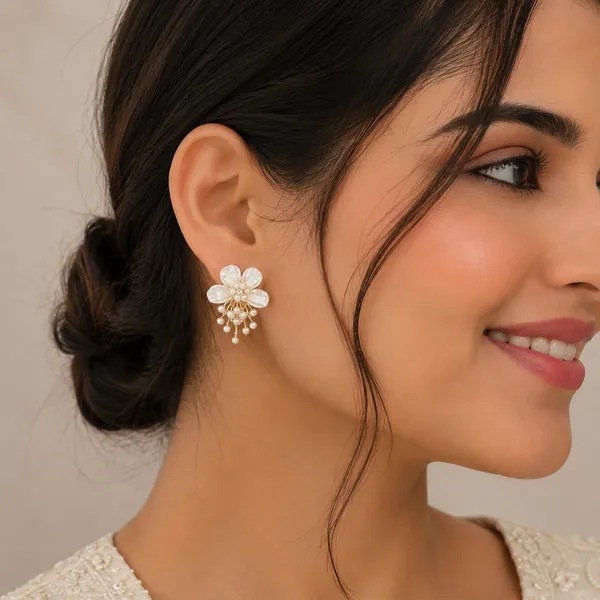 D_Glamm_Fashion_Floral_Stud_Earrings_With_Pearl_Drops_And_Crystal_Centre