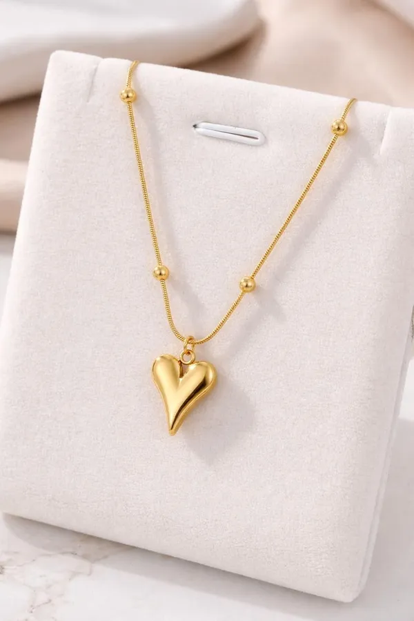 D_Glamm_Fashion_Gold_Layered_Pendant_Necklace_Set_With_Heart_And_Rose_Charm