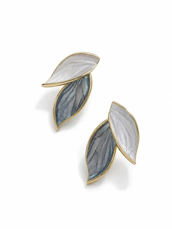 D_Glamm_Fashion_Dual_Leaf_Stud_Earrings_With_Mother_Of_Pearl_And_Gold_Trim