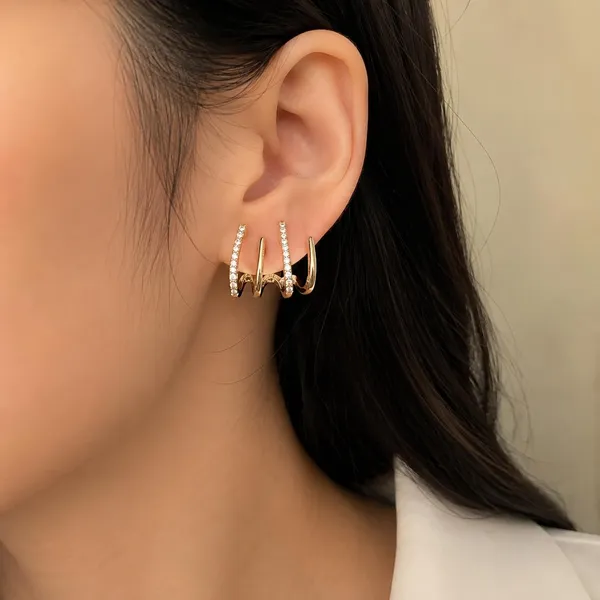 D_Glamm_Fashion_Gold_Tone_Pearl_And_Crystal_Stud_Earrings_Set_Of_4_Pairs