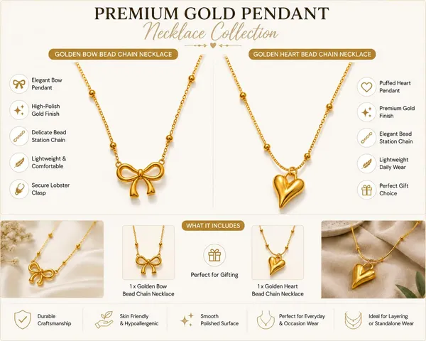 D_Glamm_Fashion_Gold_Bow_And_Heart_Pendant_Necklace_With_Satellite_Chain