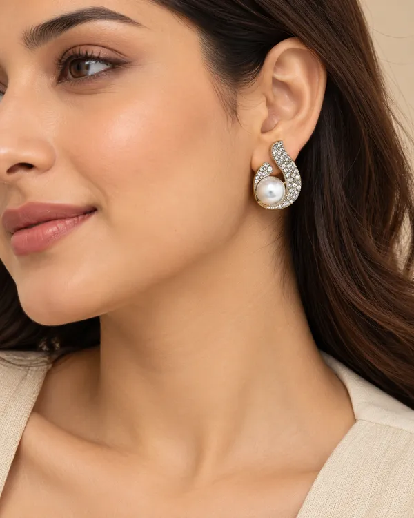 Gold_Tone_Rhinestone_Pearl_Stud_Earrings_for_Women