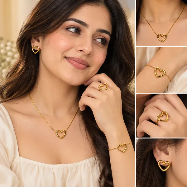 Gold_Tone_Heart_Jewellery_Set_for_Women