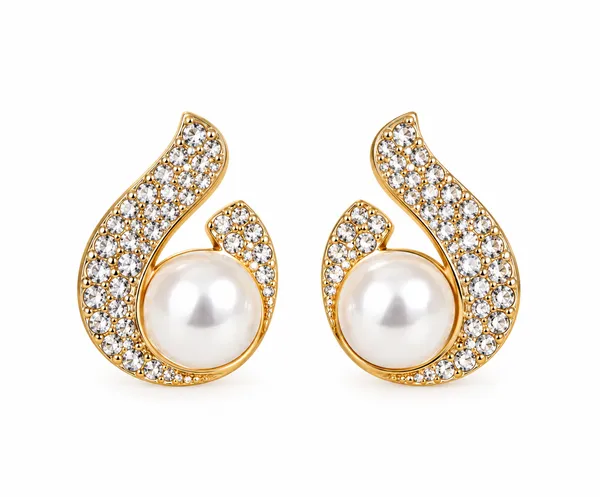 Gold_Tone_Rhinestone_Pearl_Stud_Earrings_for_Women