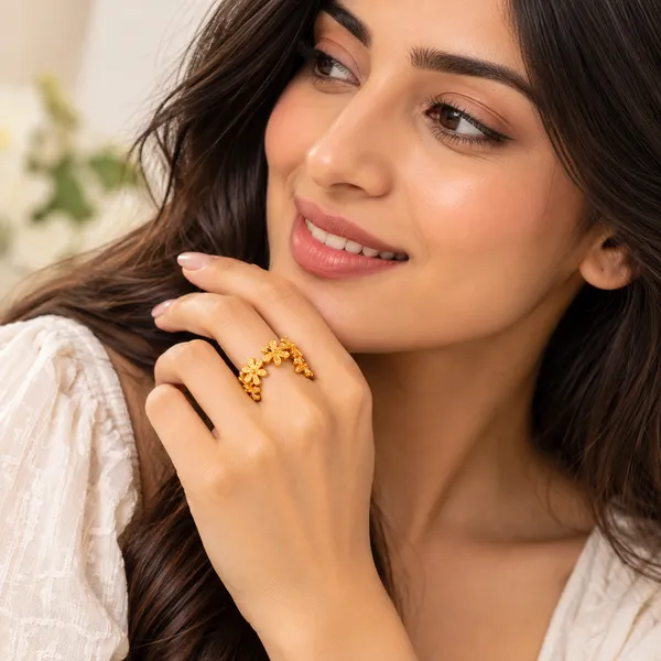 Gold_Tone_Floral_Ring_for_Women