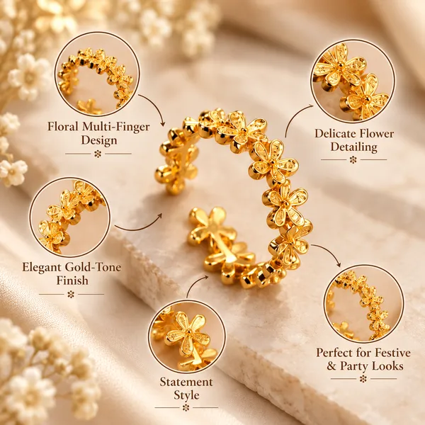 Gold_Tone_Floral_Ring_for_Women