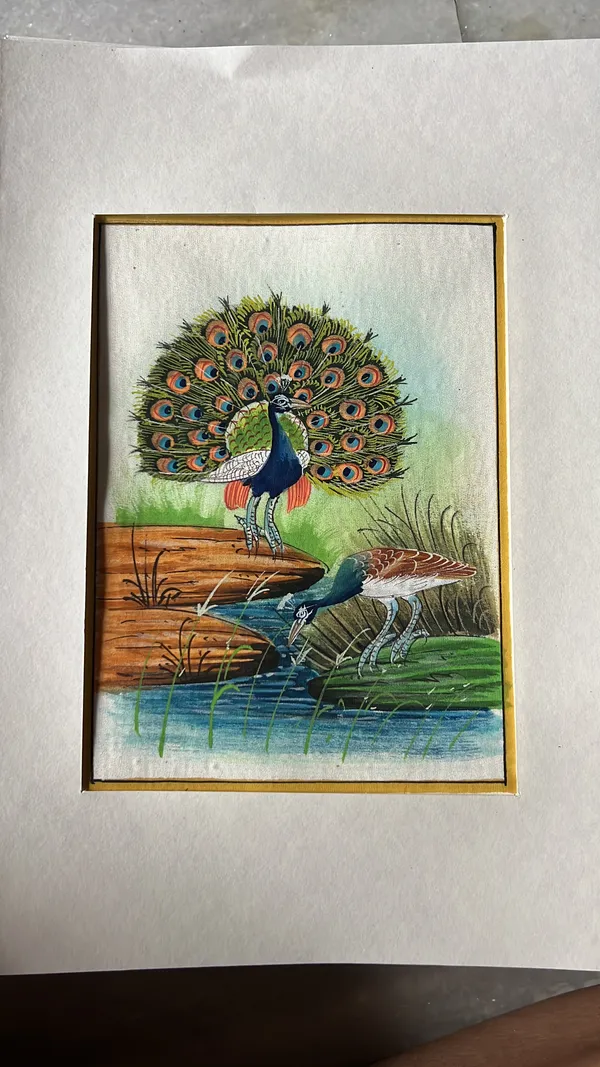 Traditional_Peacock_Artwork_Framed_Wall_Decor