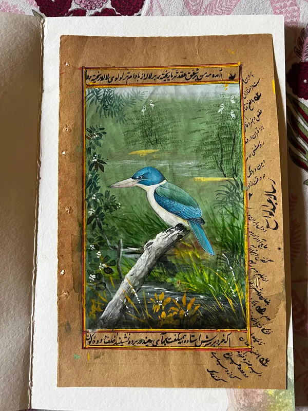 Paper_Miniature_Kingfisher_Painting