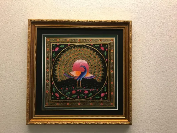 Wooden_Traditional_Peacock_Floral_Wall_Art