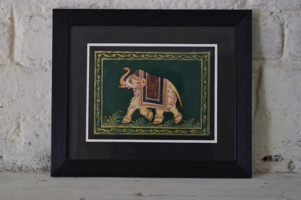 Black_Traditional_Elephant_Artwork_Framed_Wall_Decor