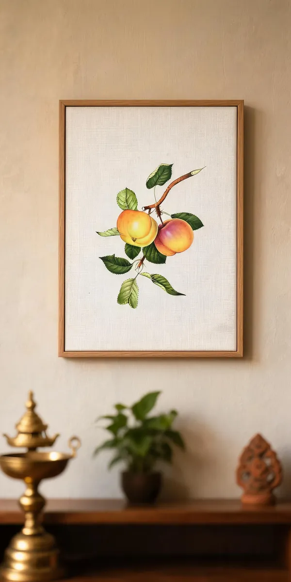 Multicolor_Handmade_English_Paper_Botanical_Apple_Illustration_Wall_Art