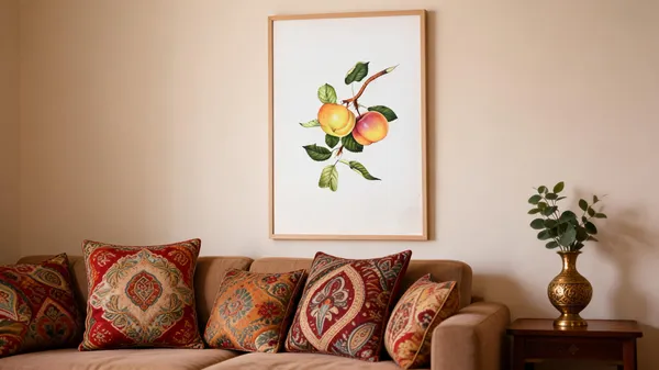 Multicolor_Handmade_English_Paper_Botanical_Apple_Illustration_Wall_Art