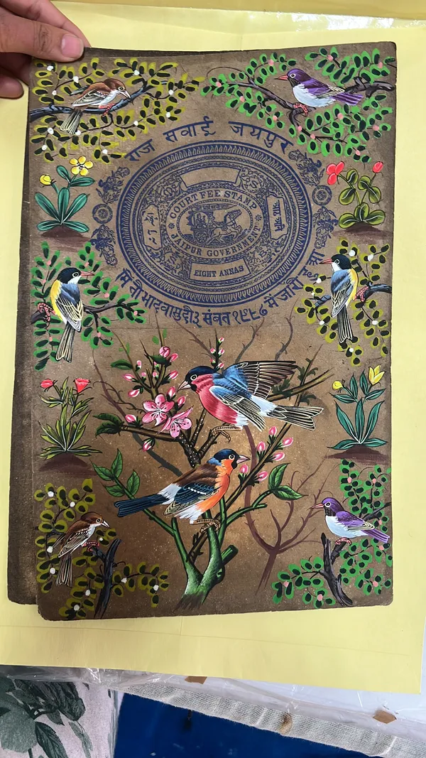Bird_And_Foliage_Painted_Wall_Artwork