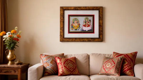 Multicolor_Marble_Tile_Traditional_Ganesha_Lakshmi_Wall_Art