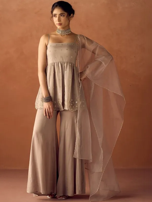 Sherri_Hill-Kurta_Set-beige