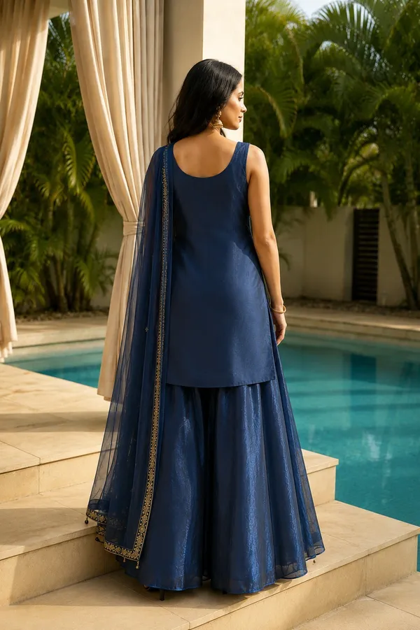 Sherri_Hill-Kurta_Set-BLUE