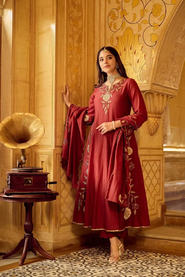 Sherri_Hill-Kurta_Set-RED