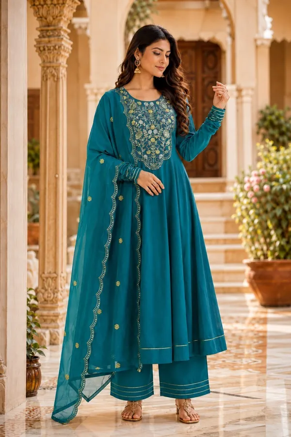 Sherri_Hill-Kurta_Set-GREEN