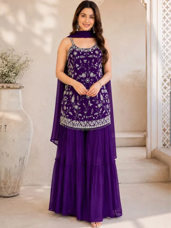 Sherri_Hill-Kurta_Set-purple