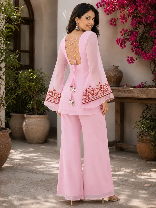 Sherri_Hill-Top_and_Pant_Set-PINK
