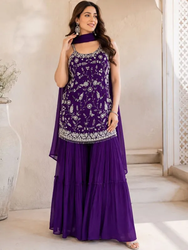 Sherri_Hill-Kurta_Set-purple